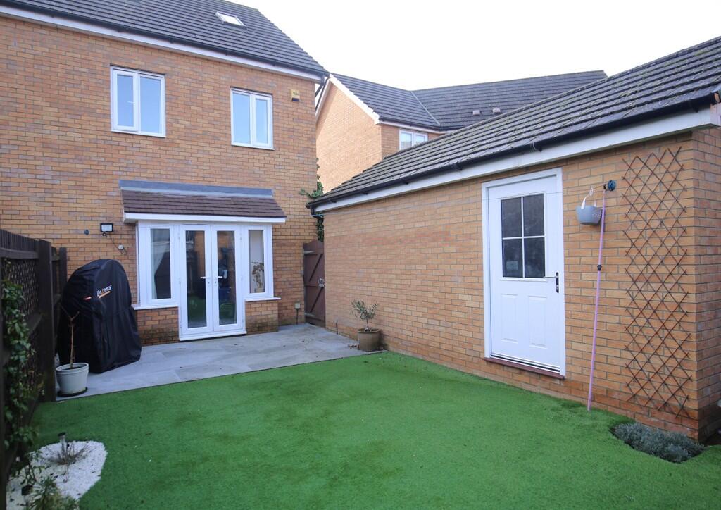 Rear of property