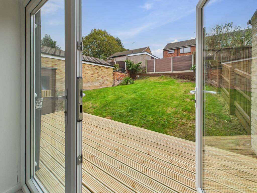 Doors from Dining Room onto Rear Garden