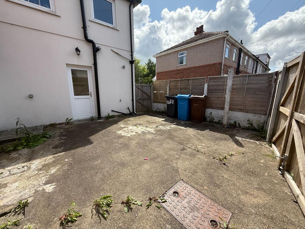 rear garden/parking
