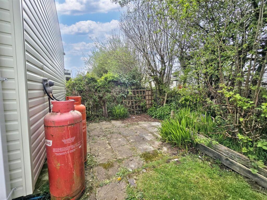 Rear patio
