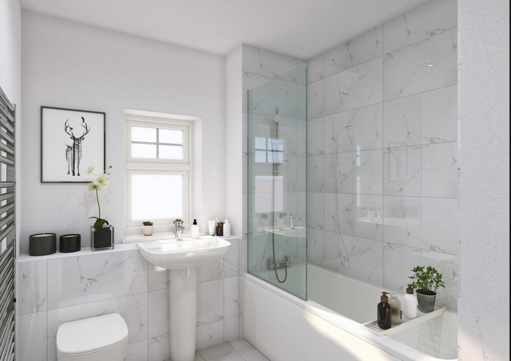 DS07795 [CH-04] K10002 Stratford PFS-SW Bathroom