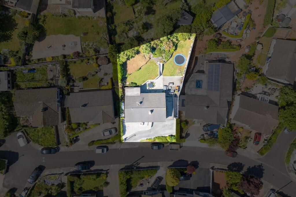 Overhead photo of property