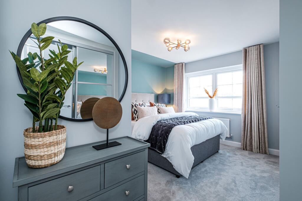 Interior view of the main bedroom in our 3 bed Ennerdale home