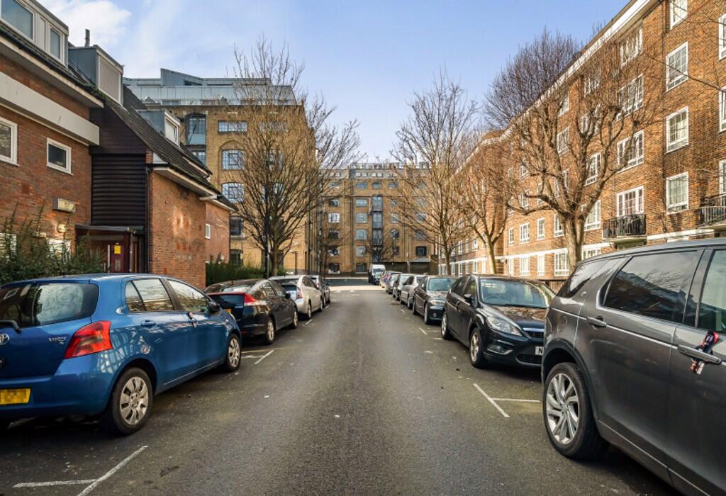 The street view with  parking lots