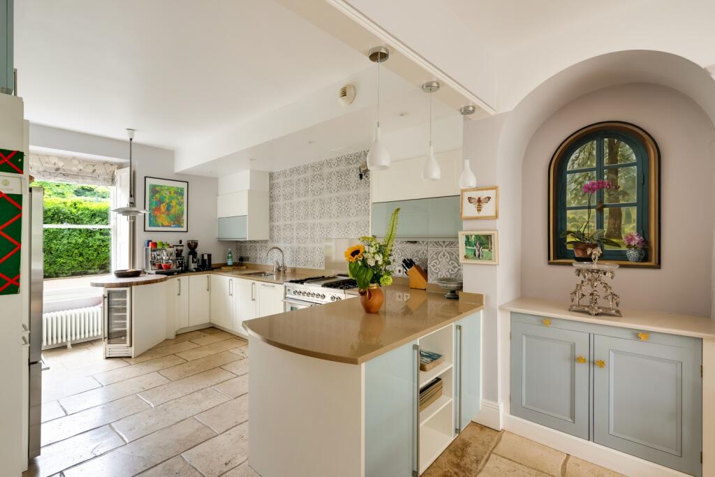 Kitchen to front of property
