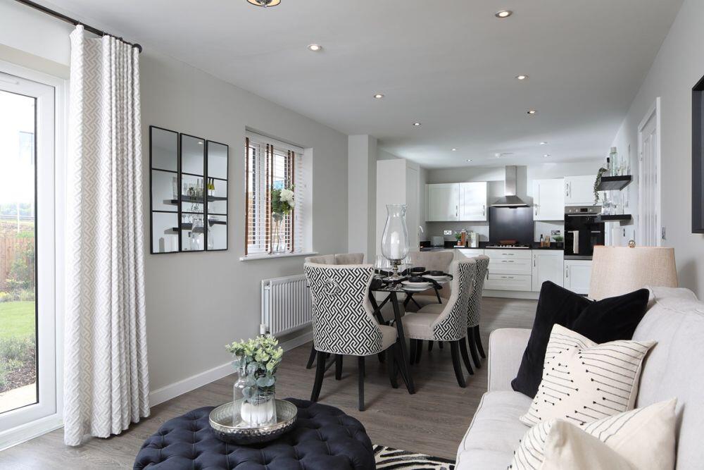 3 Hereford Grange The Salcombe Internals Kitchen and Dining Area