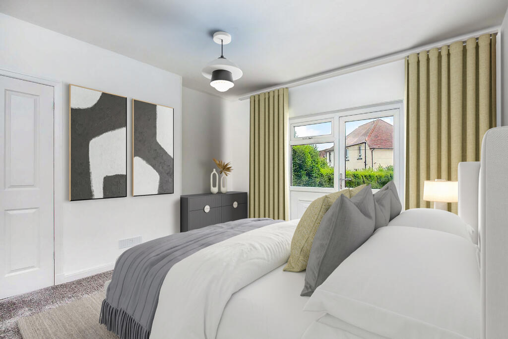 Bedroom 1 - Virtually Staged