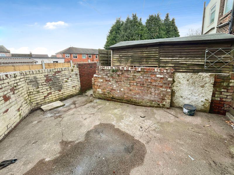 Rear courtyard