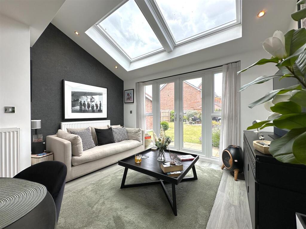 Living Area With Velux &amp; French Doors 611
