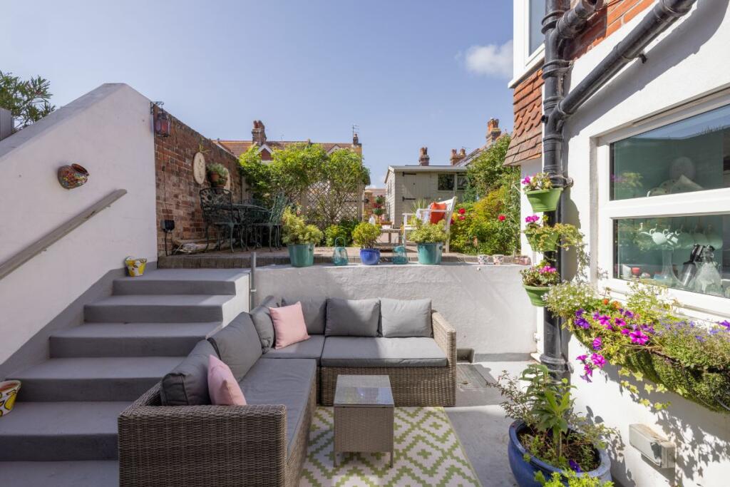 Patio seating area