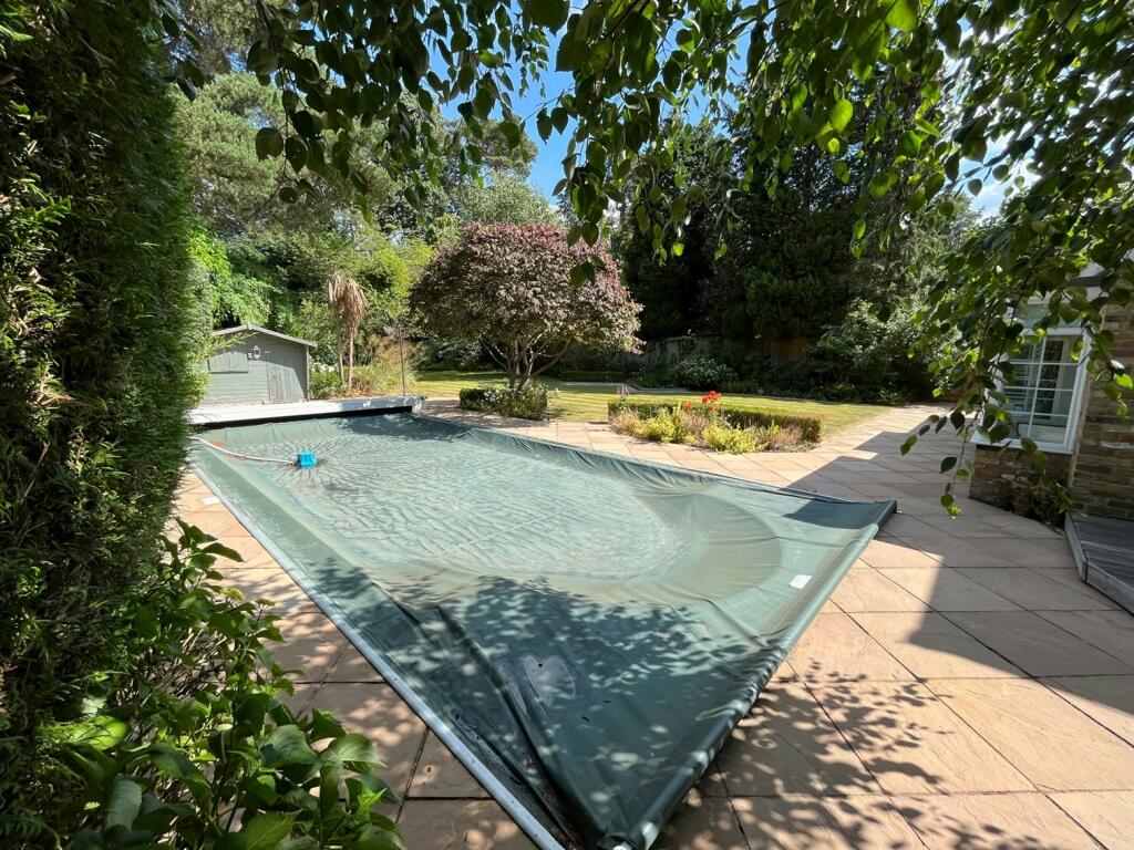 Secluded heated pool