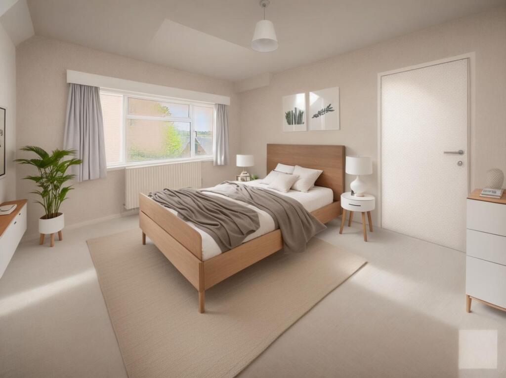 Bedroom 1 (Virtually Staged)