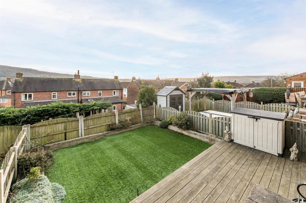 Southerly facing Rear Garden