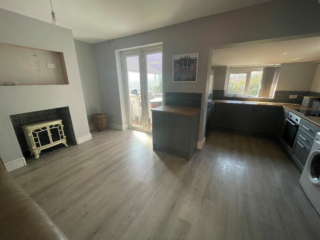 Open plan kitchen diner and living space