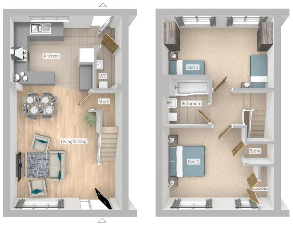 2 Bed Floors Plot 6 to 8 - Johnstone Close.jpg