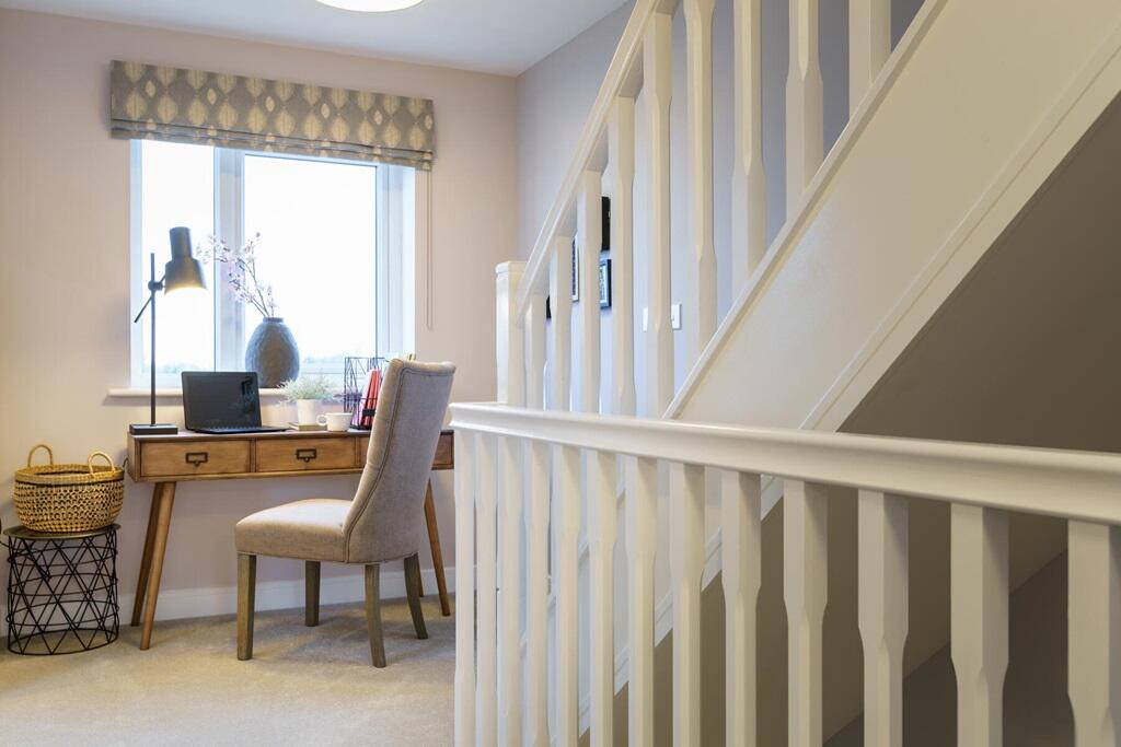 Space on the landing for a home office or snug