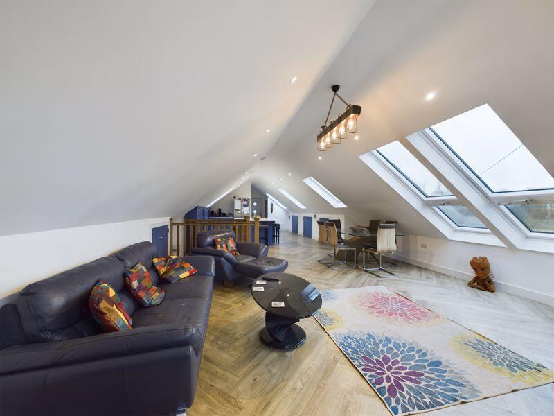 open plan living space