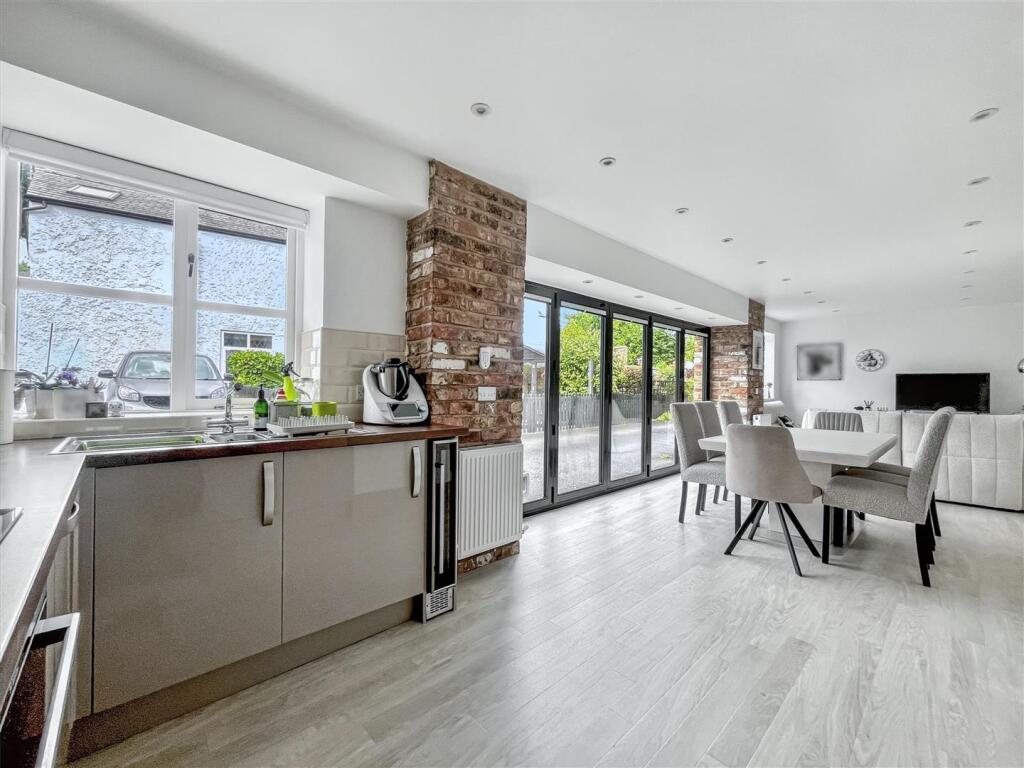 Living Room and Dining Kitchen