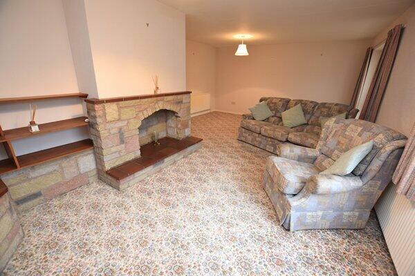 open plan lounge &amp; dining room