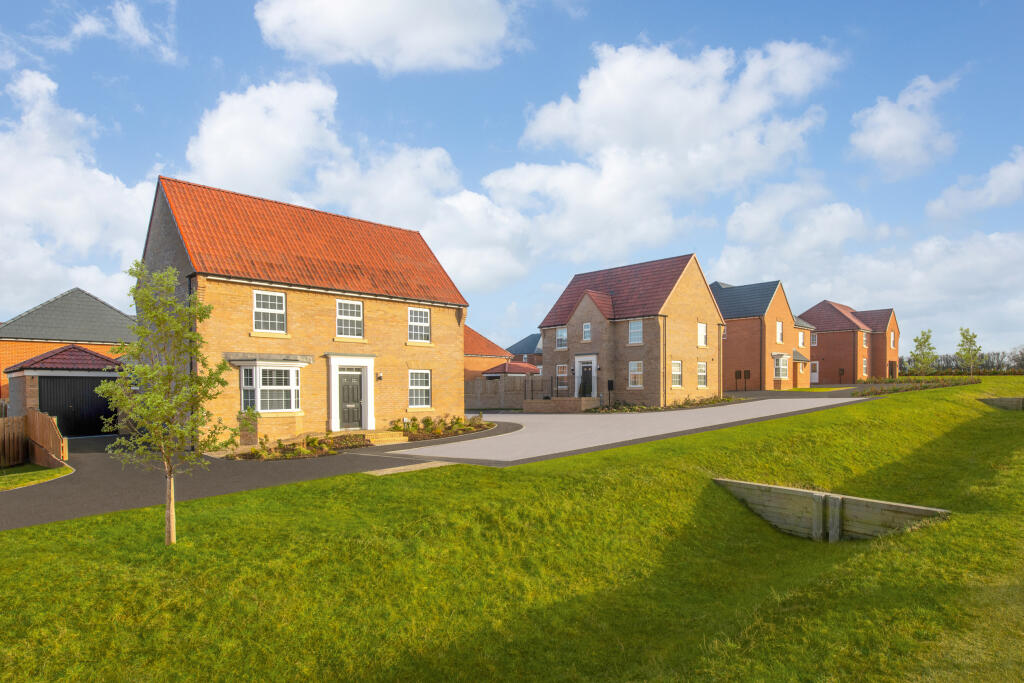 Outside view of 4 bedroom homes at Doxford Green
