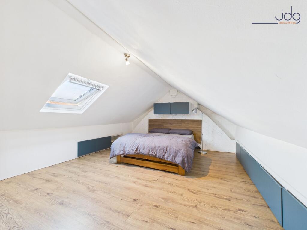 Second Floor Loft Bedroom and built in storage