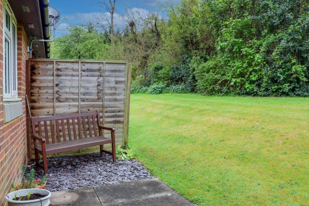 South facing private patio