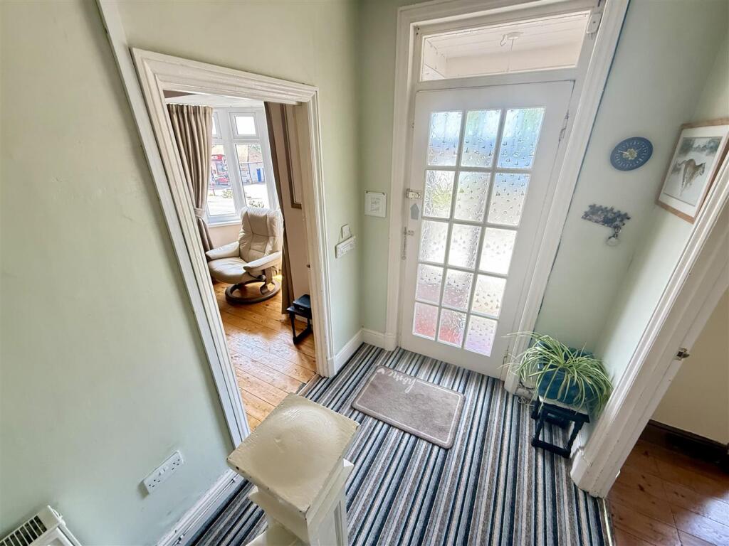 Front entrance porch