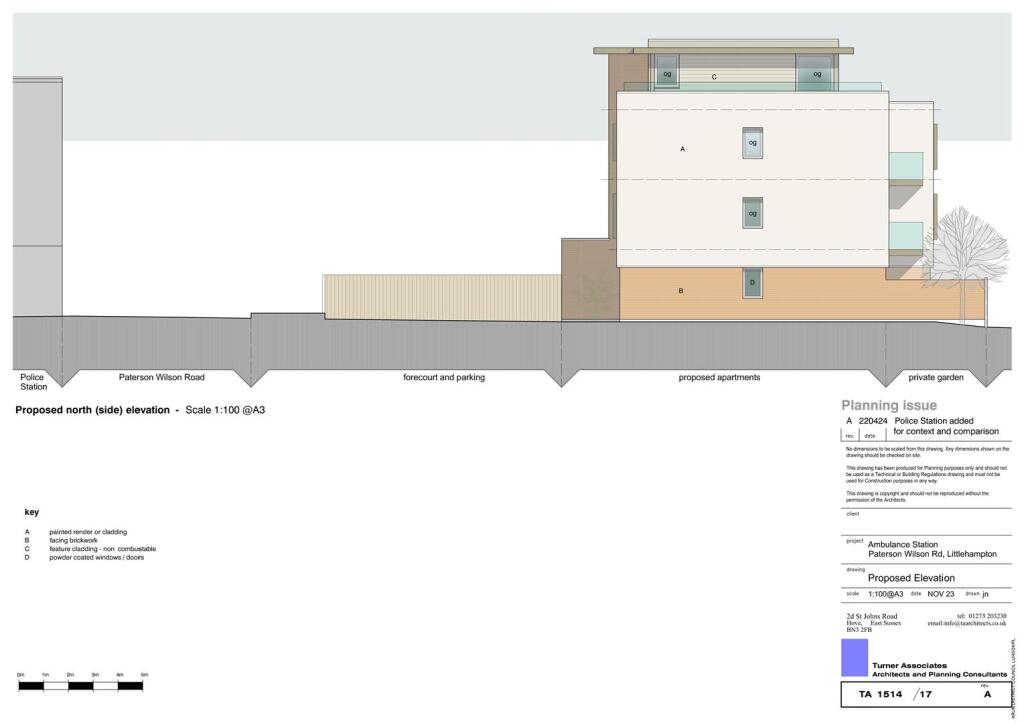 Proposed North Elevation