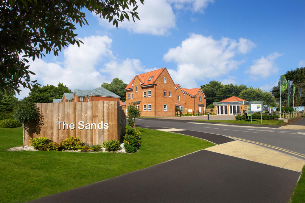 Street scene at The Sands, Bridlington