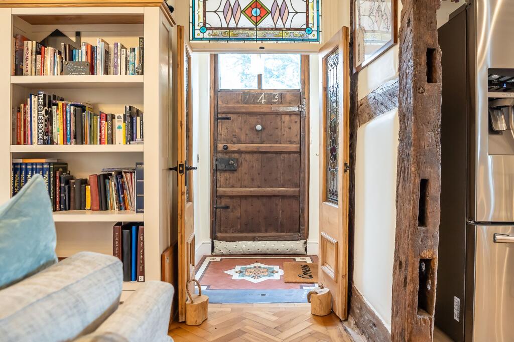 Original entrance vestibule