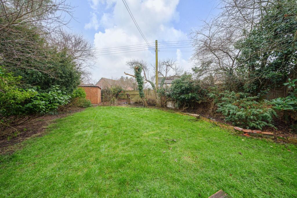 Rear garden