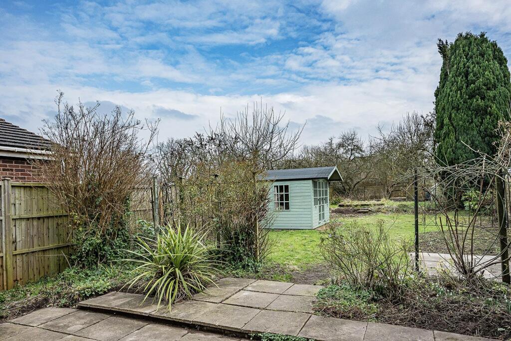 Rear garden
