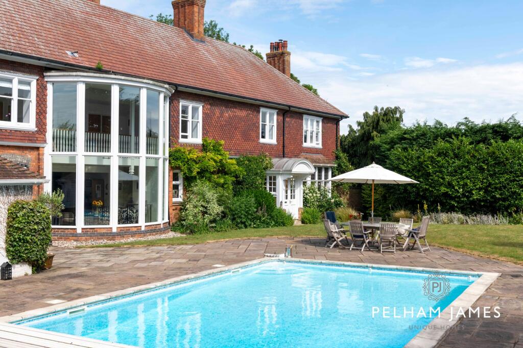 Garden and Pool, The Red House, Whissendine