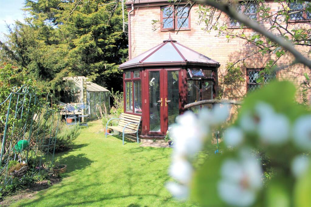 Rear of property