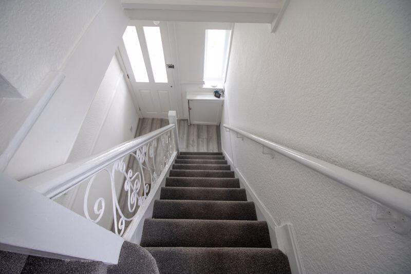 Stairwell to the upper floor