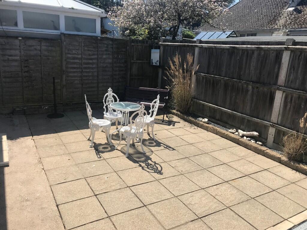 Rear patio