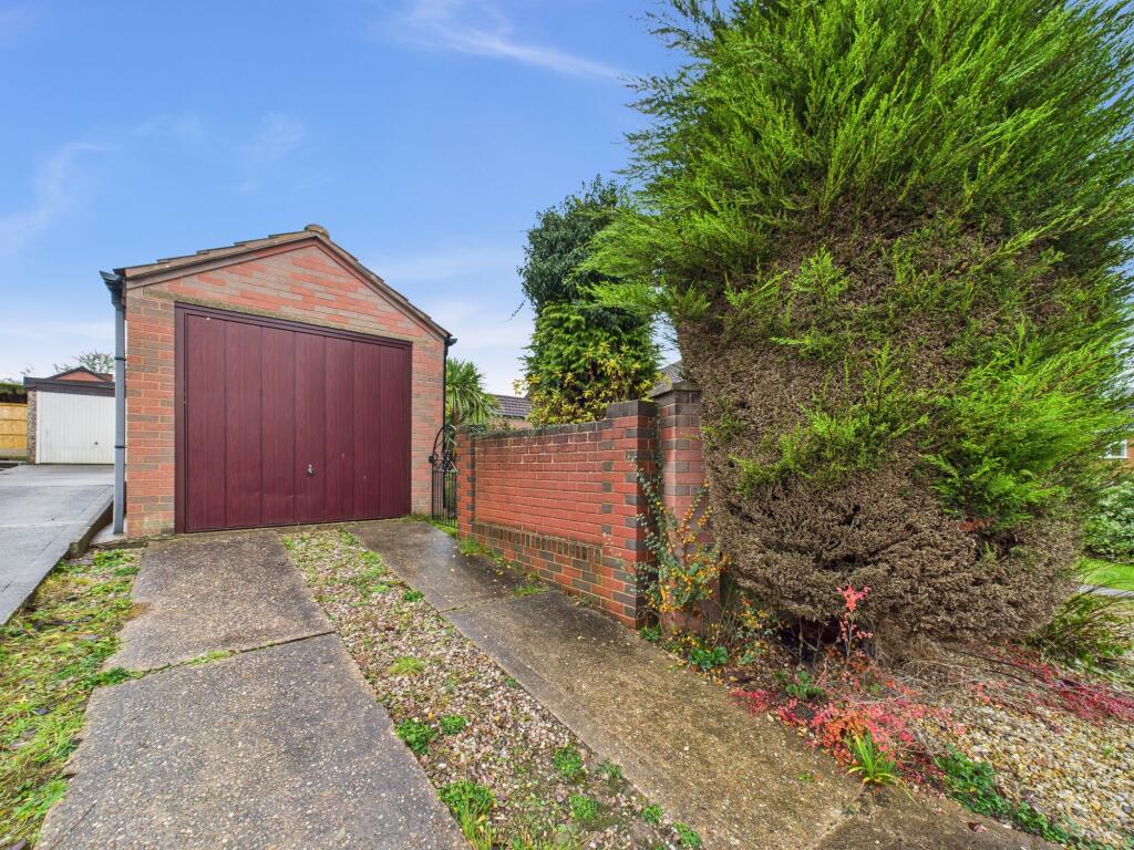 Driveway and garage