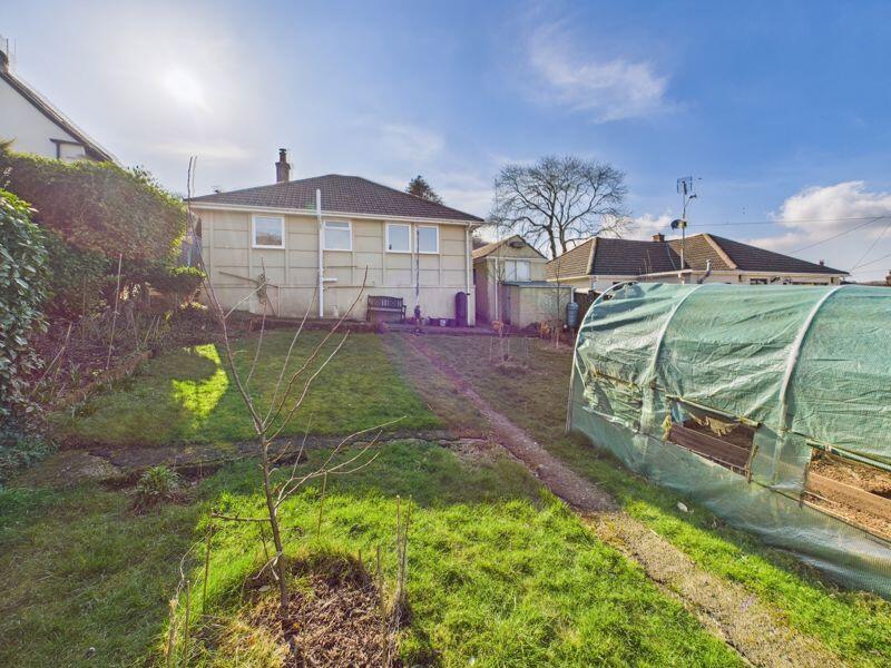 rear elevation and garden