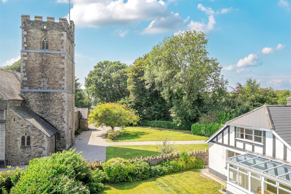 Elevated Rear and Church Yard