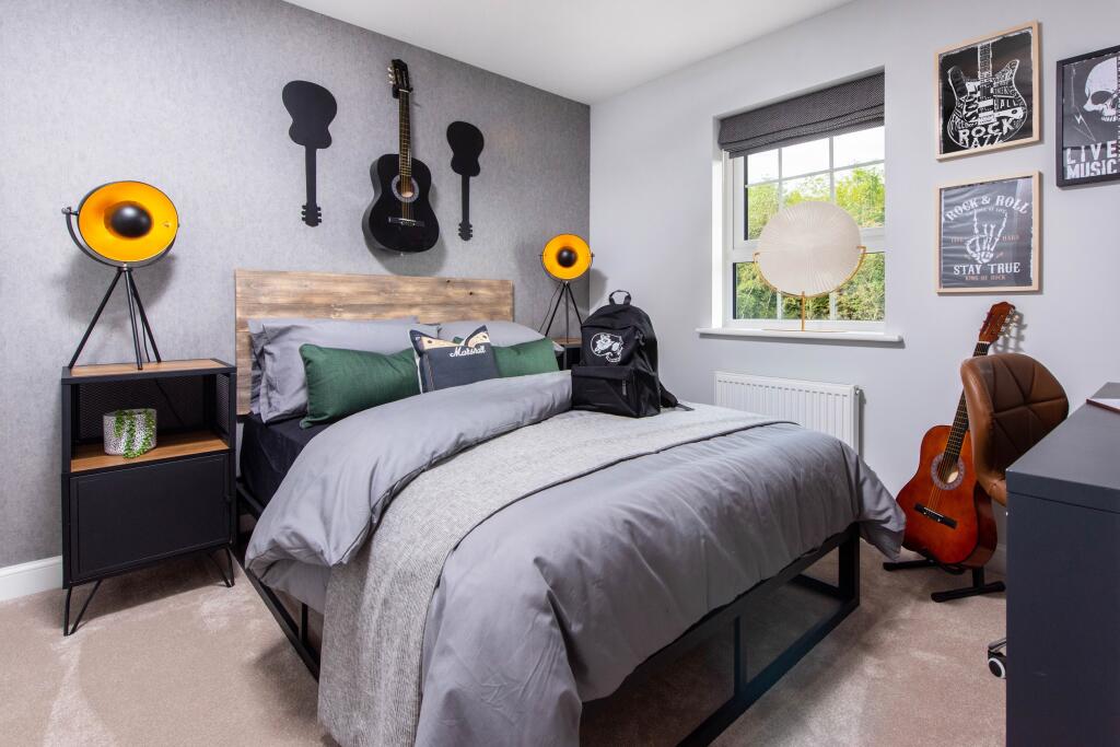 Internal Image of Bradgate Show Home Bedroom at Centurion Village