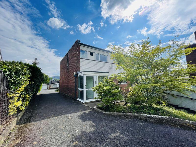 Rear of property