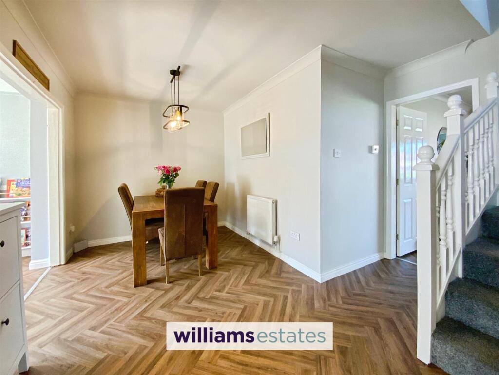 open plan dining room