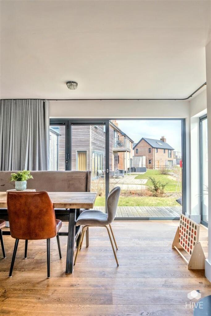 Bi-fold doors onto terrace