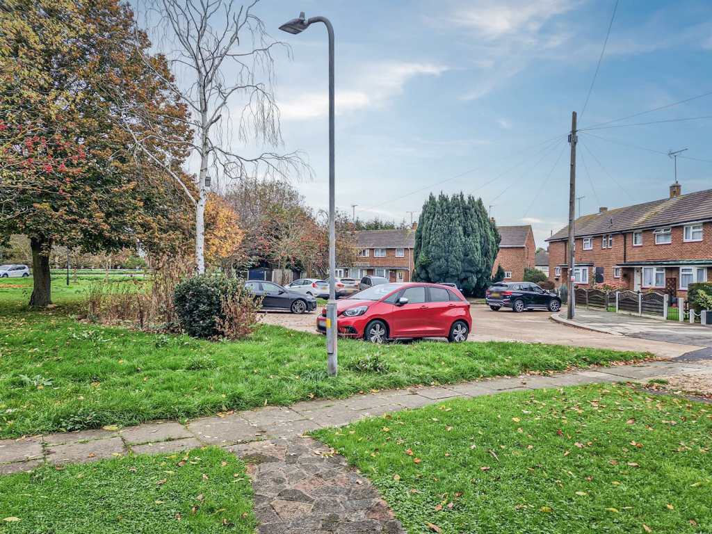 communal parking area