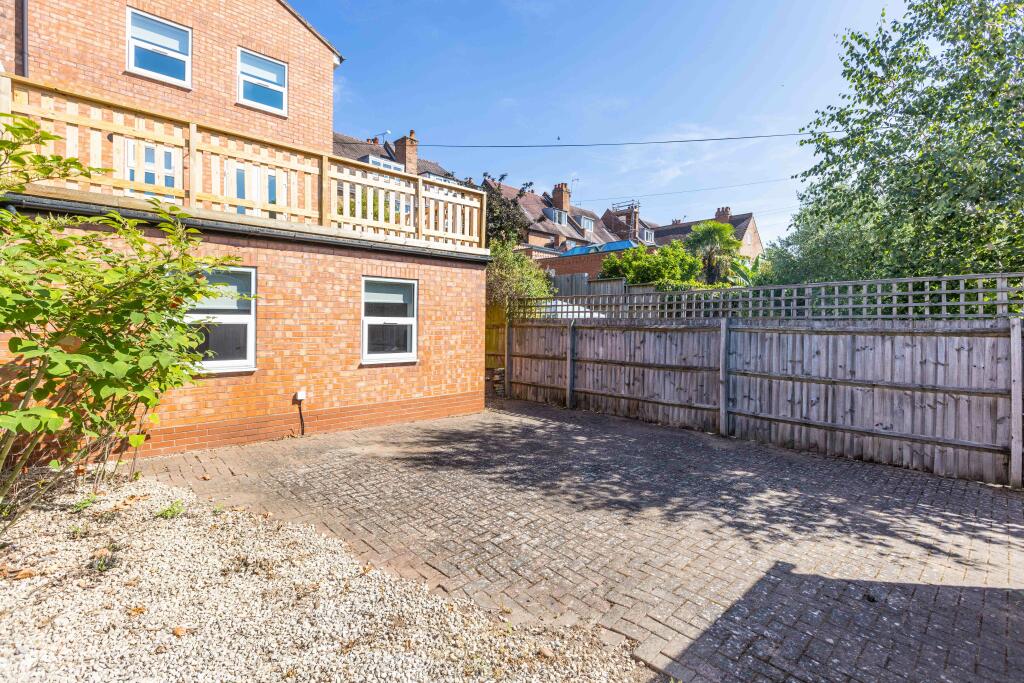 Rear of property