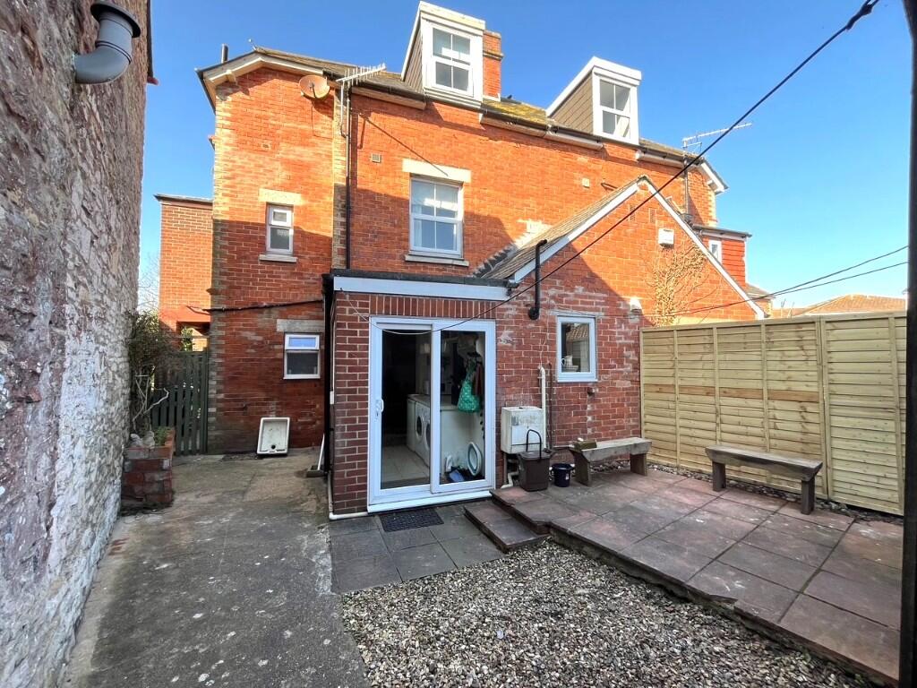 Rear of property