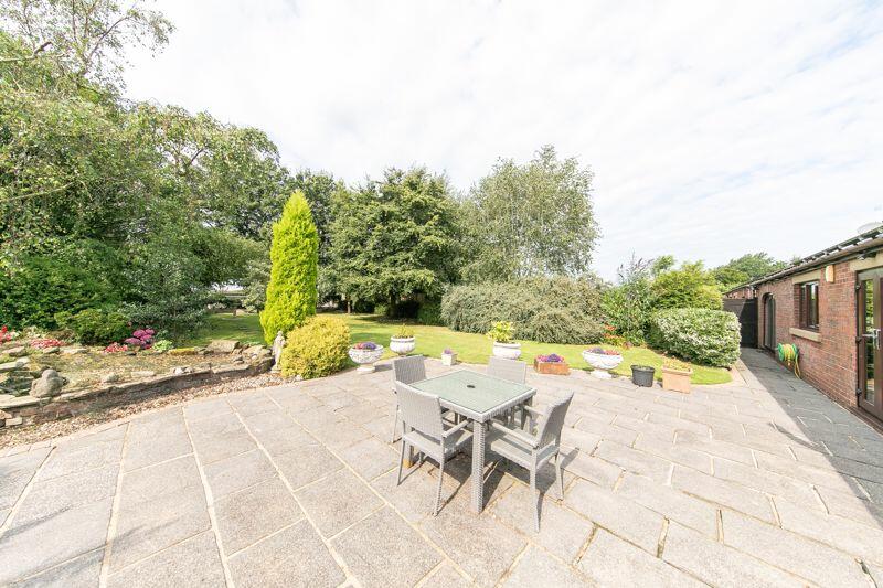 Expansive private garden