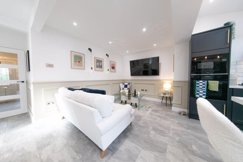 Open plan living area