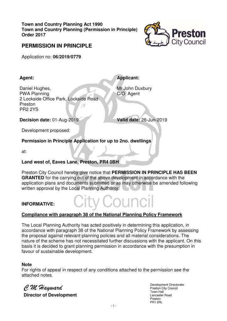 Outline Planning Per