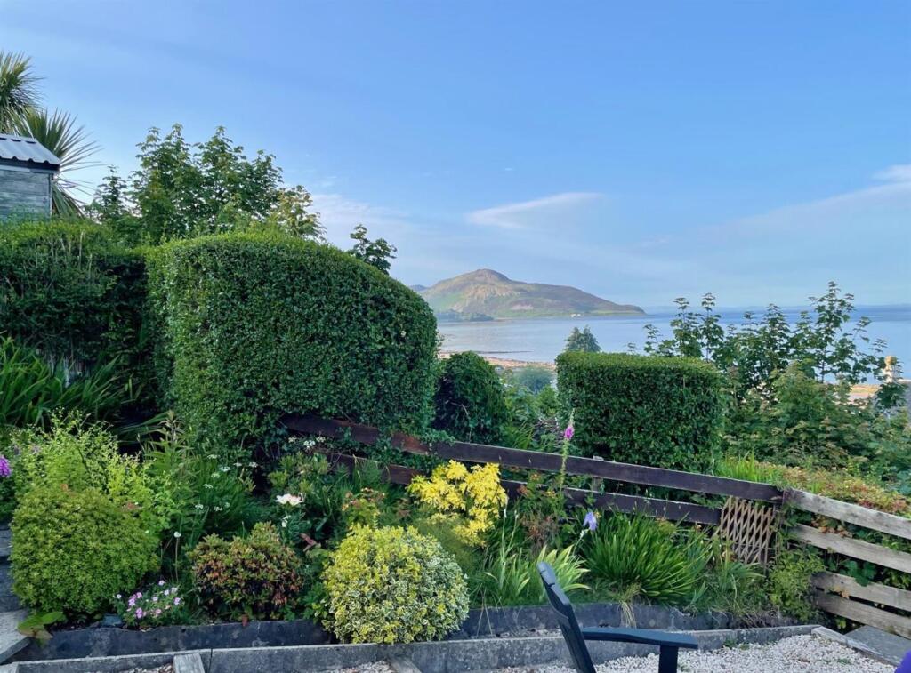 Garden view to Holy Isle